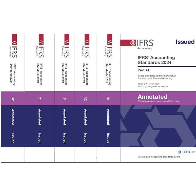 SAICA Student Handbook Volume 1: Annotated IFRS Accounting Standards 2024 (Not in Stock yet. Please see description)